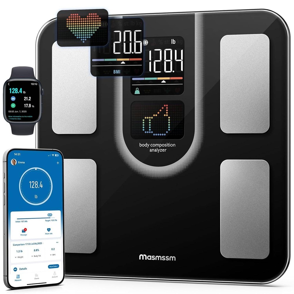 MasSsm Body Fat Scale Smart Digital Weight Scale